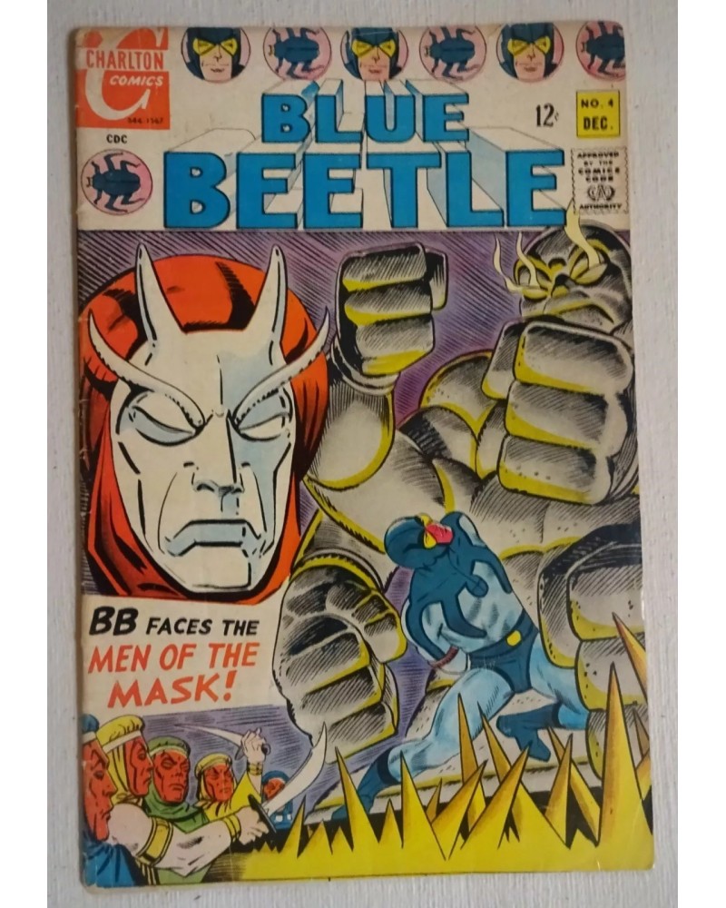 Blue Beetle #4 Charlton Comics 1967 The Men Of The Mask!