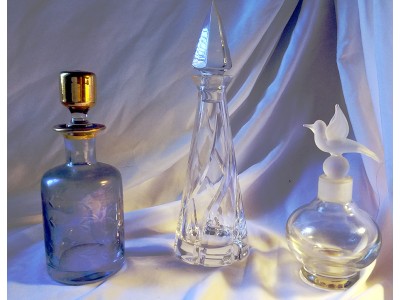 3 Perfume Bottles